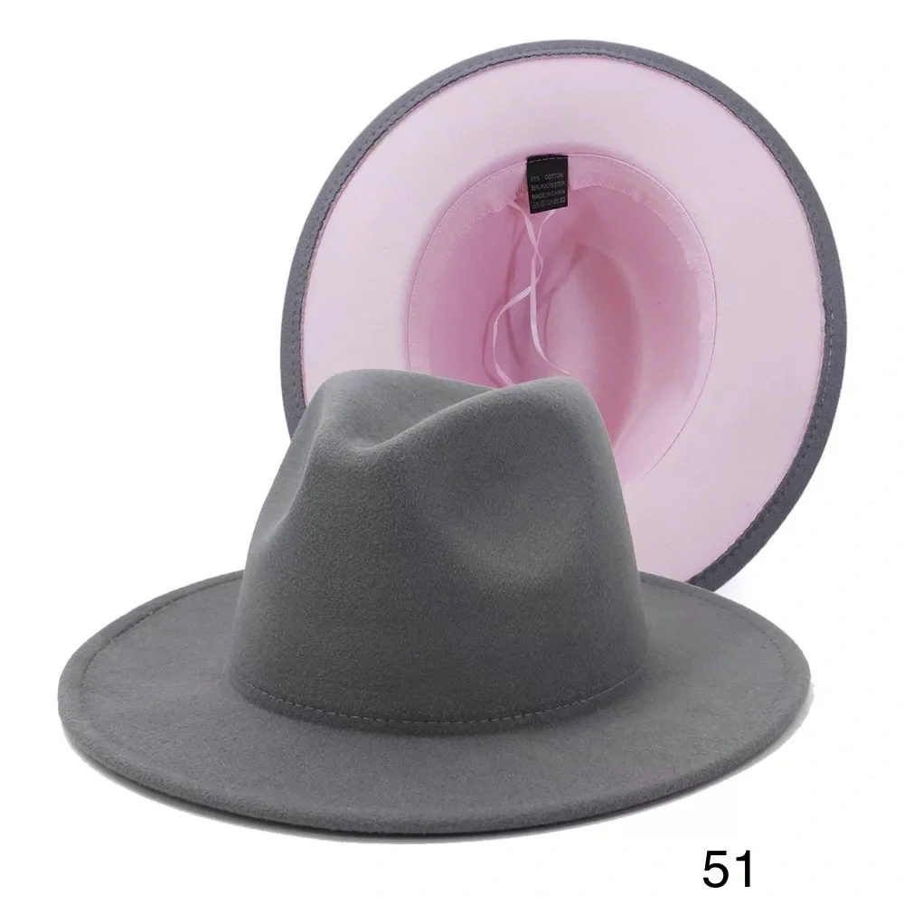 Vegan Fedora Vegan Firm Wide Brim Tan Cream Red Vegan Wool Hats